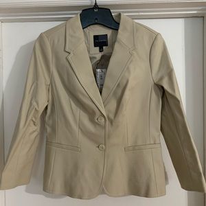 The Limited Size S Beige Tan Button Down Blazer
